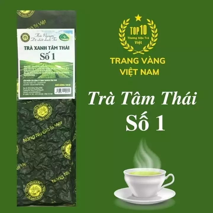 Combo 600g trà xanh Tâm Thái (6 gói 100g)